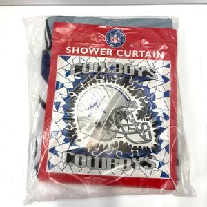 Vintage 1997 Dallas Cowboys NFL Shower Curtain Jay Franco 70x72 New Sealed